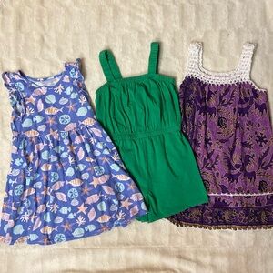 Dress and romper bundle 4t